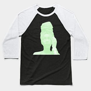 Erykah Badu mode green Baseball T-Shirt
